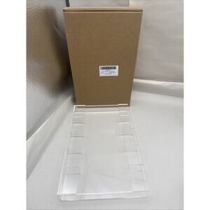 9.8” Clear Acrylic Straw Holder For Cabinet Door w/Ultra Sticky Adhesive READ...